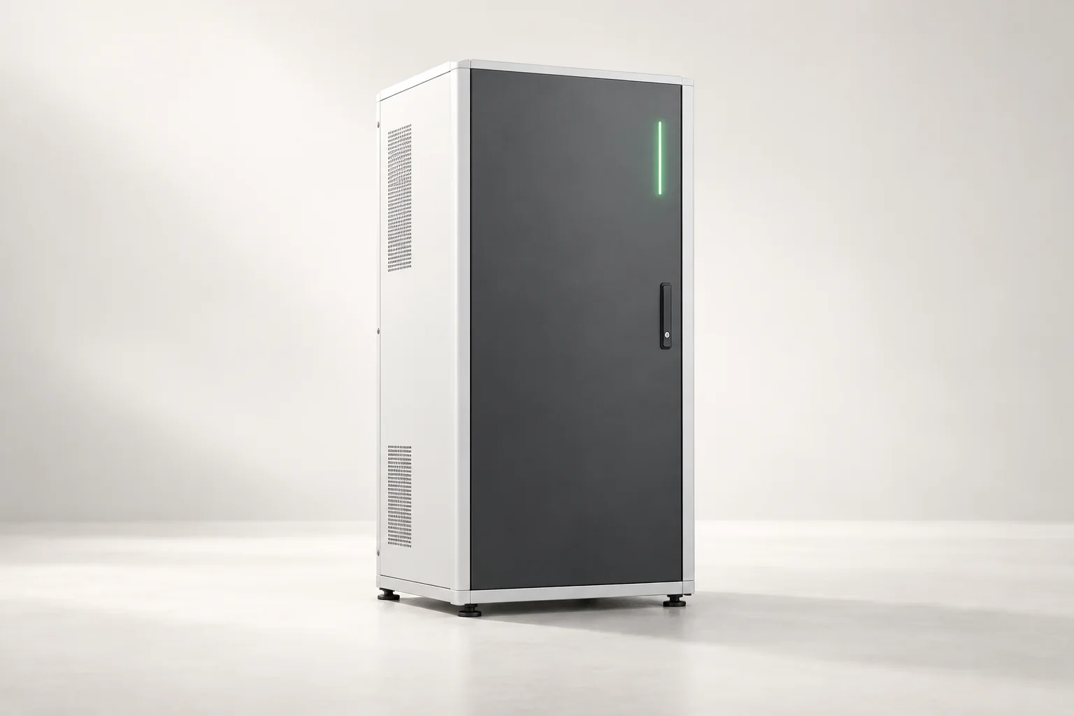 Commercial Battery Cabinet — illustrative concept